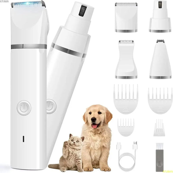 Máquina de aseo 2 en 1 con lima de uñas