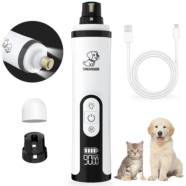 Lima de uñas silenciosa Pettoolls para mascotas