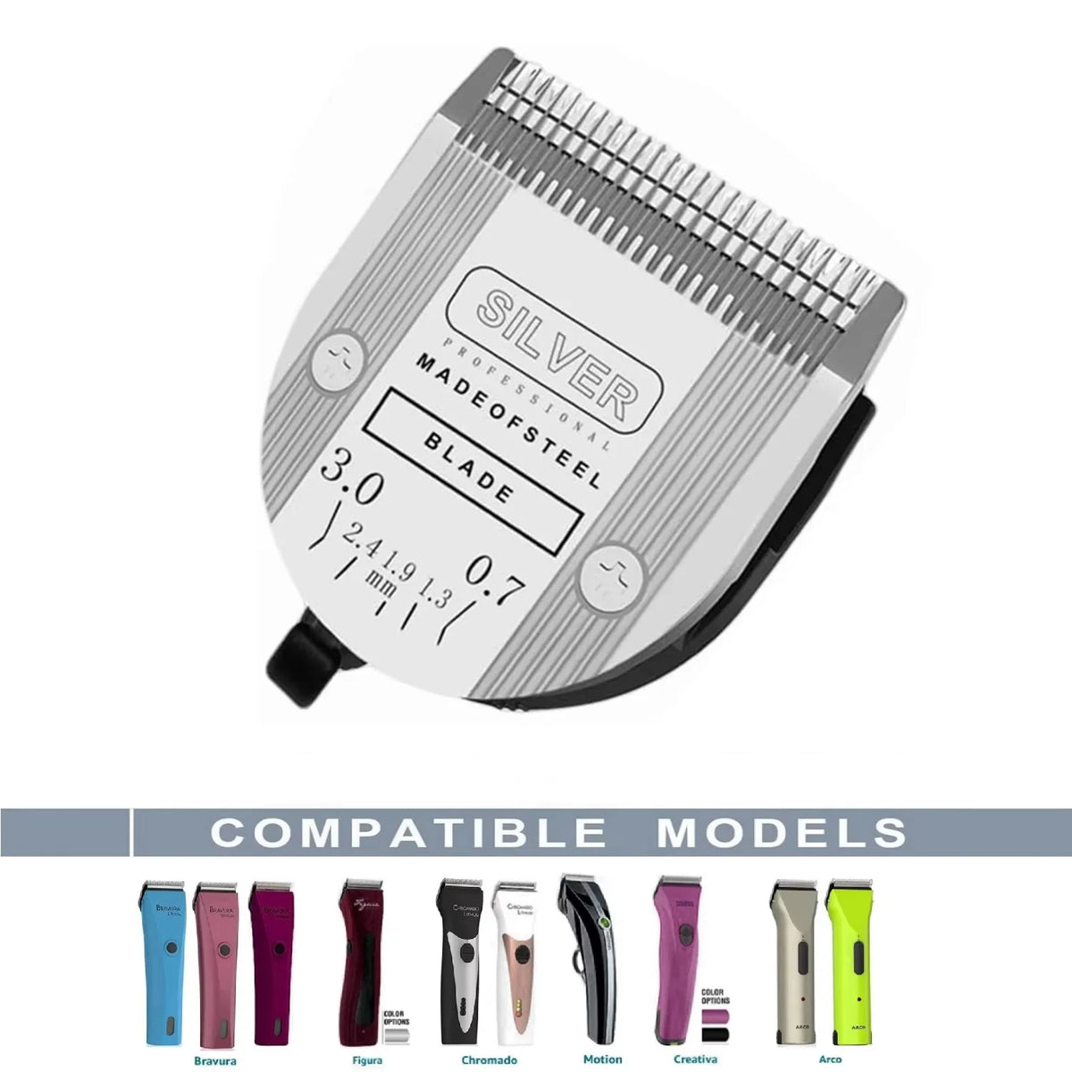 Cuchilla de aseo Pettools compatible con Wahll Arco