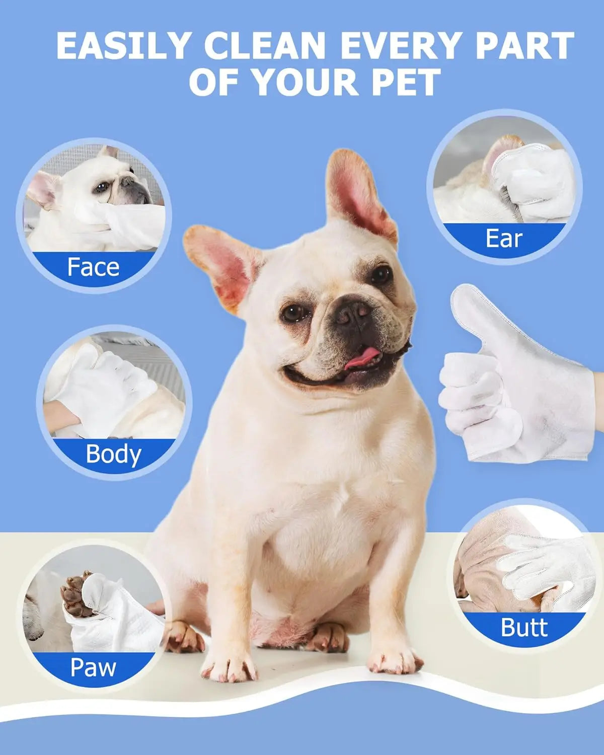 Guantes Limpiadores para Mascotas